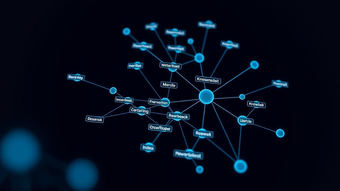 Knowledge graph showing how a website is crawled, indexed and cited by AI search engines