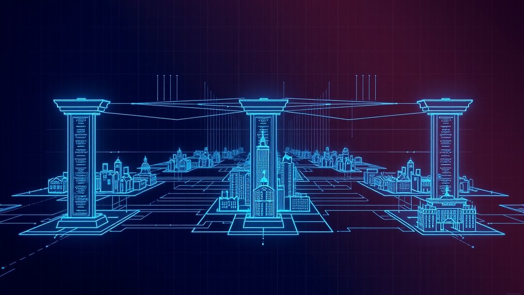 Tier-based programmatic SEO architecture: pillar tier 1 branching to city sub-pages